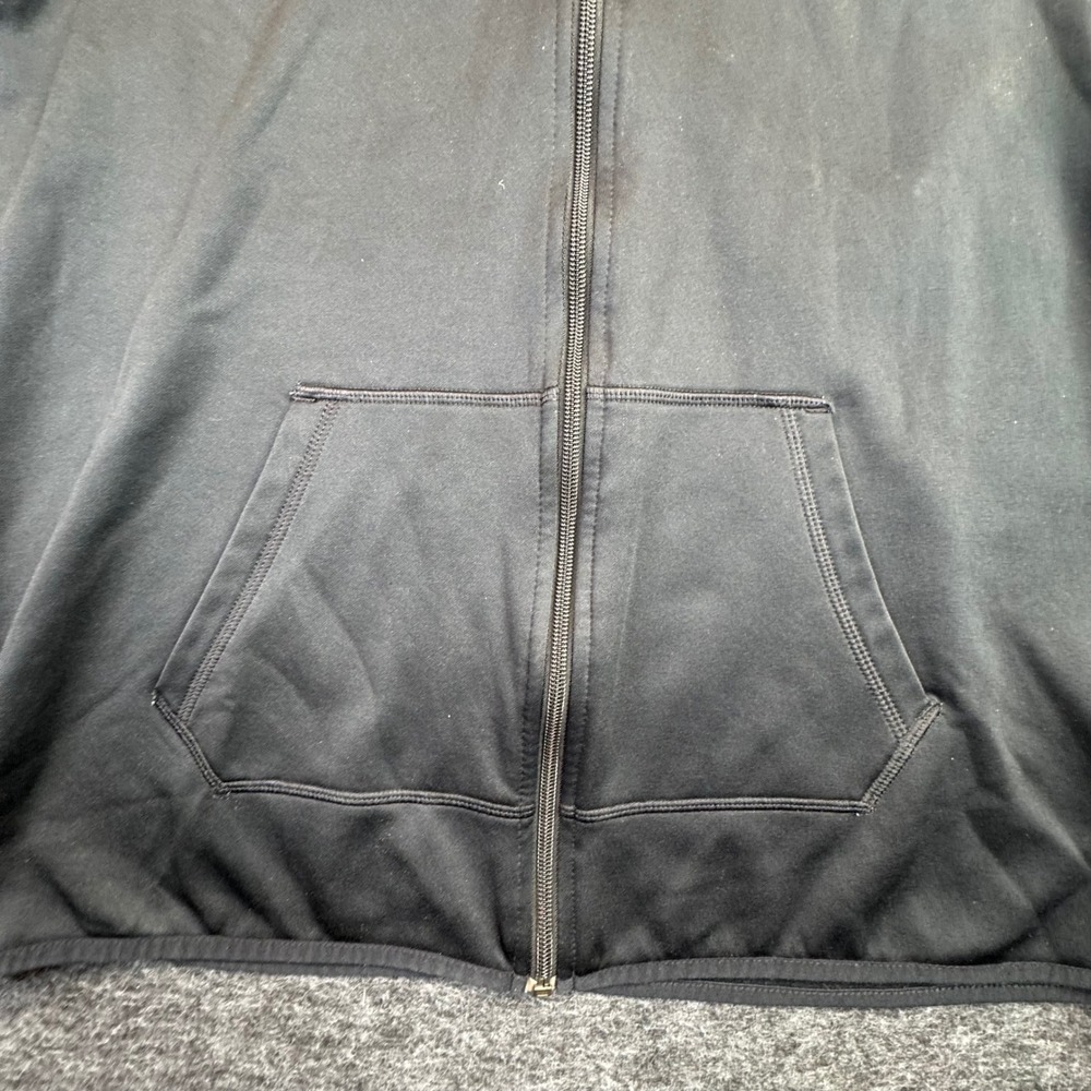 Nike Therma-FIT Hoodie‎ Mens Large Black Full Zip Fleece Jacket Sweatshirt - Picture 4 of 14